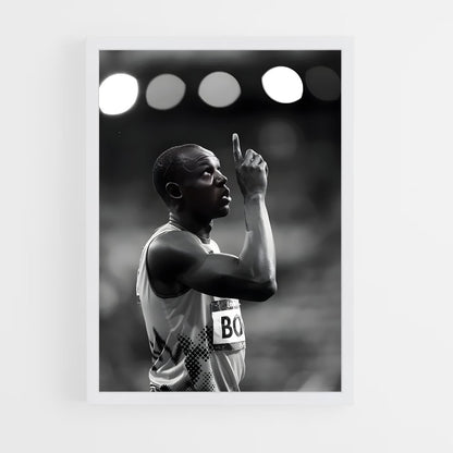 usain-bolt-7 cadre Blanc