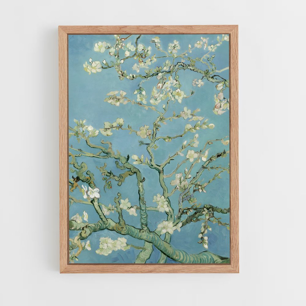 van-gogh-3 cadre Bois clair