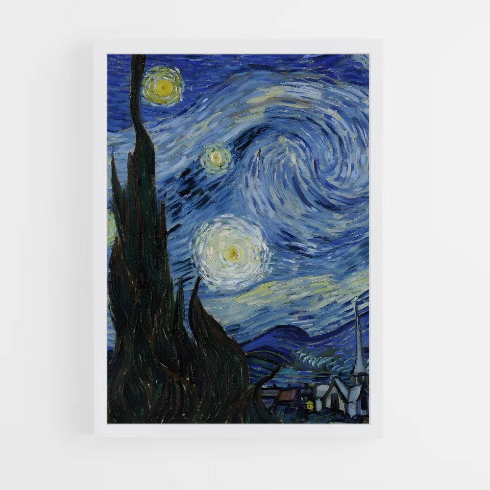 van-gogh-4 cadre Blanc