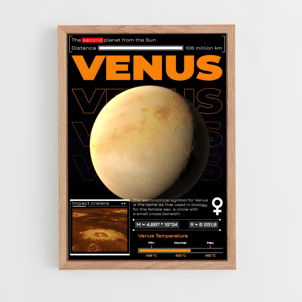 venus-2 cadre Bois clair