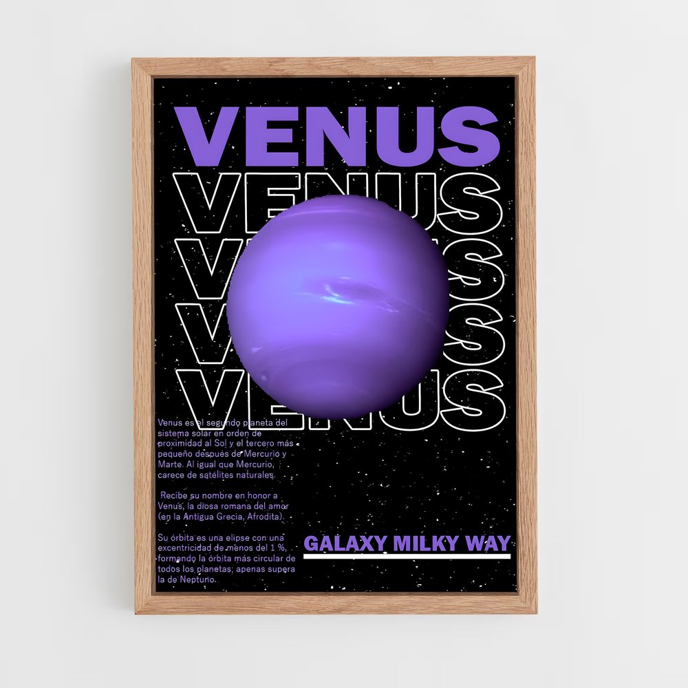 venus-4 cadre Bois clair