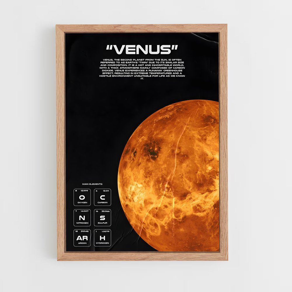 venus-5 cadre Bois clair
