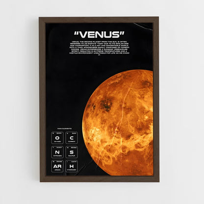 venus-5 cadre Bois foncé