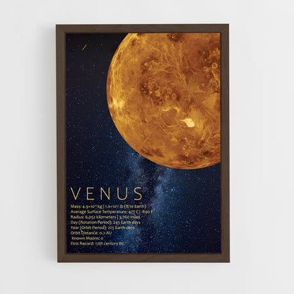 venus-6 cadre Bois foncé
