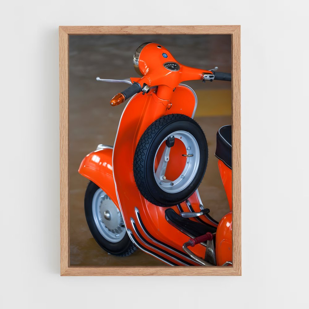 vespa-12 cadre Bois clair
