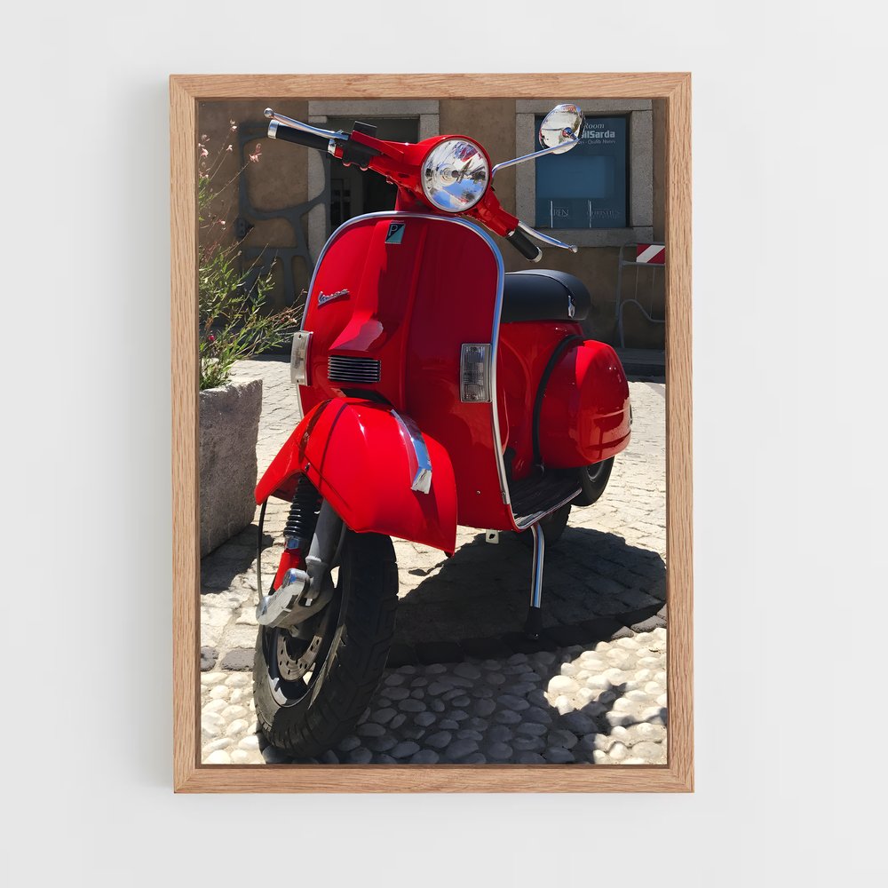 vespa-13 cadre Bois clair