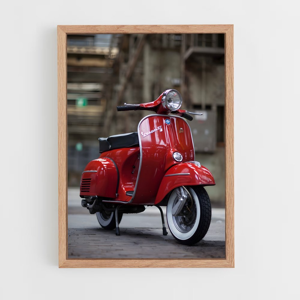 vespa-9 cadre Bois clair