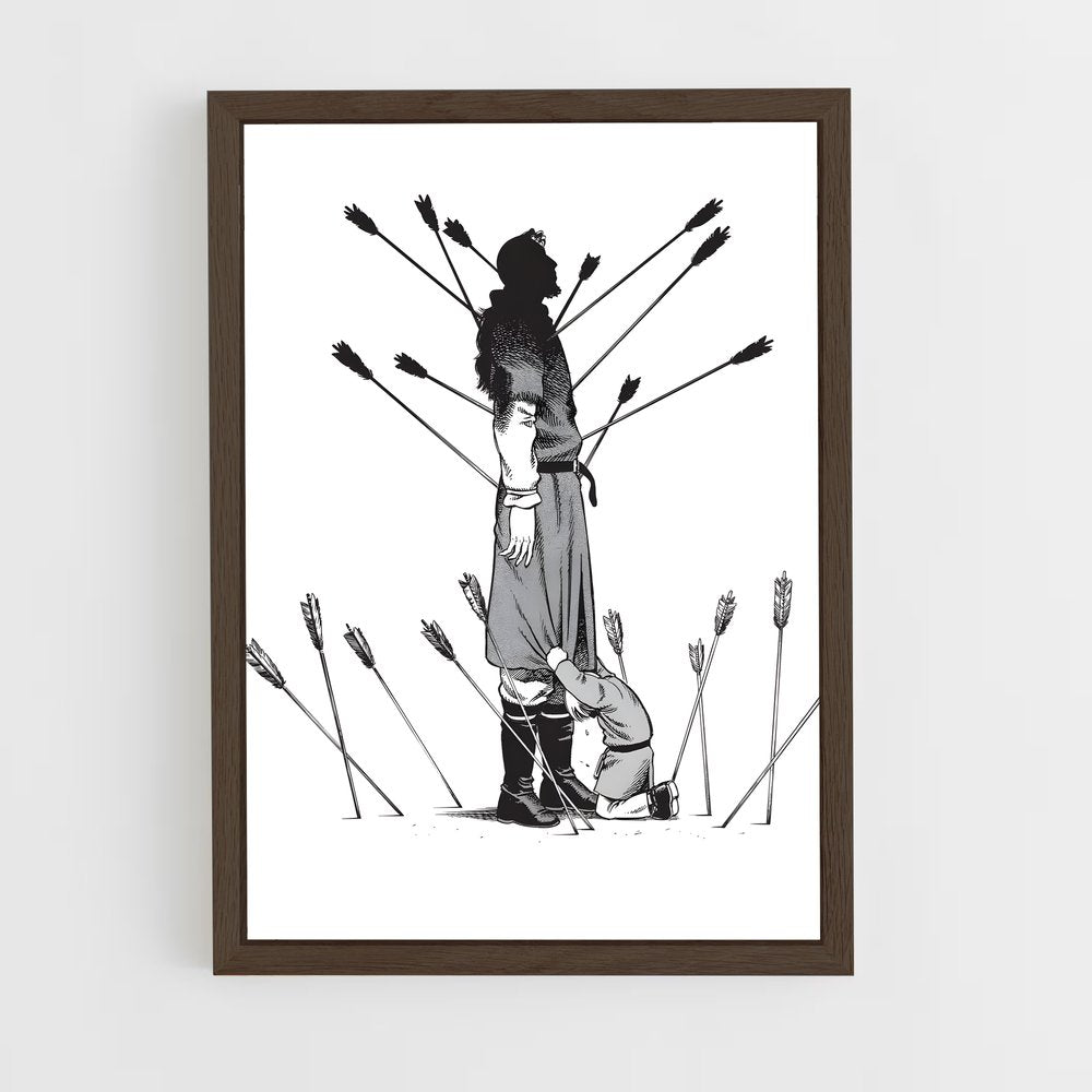vinland-saga-10 cadre Bois foncé
