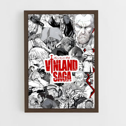 vinland-saga-9 cadre Bois foncé