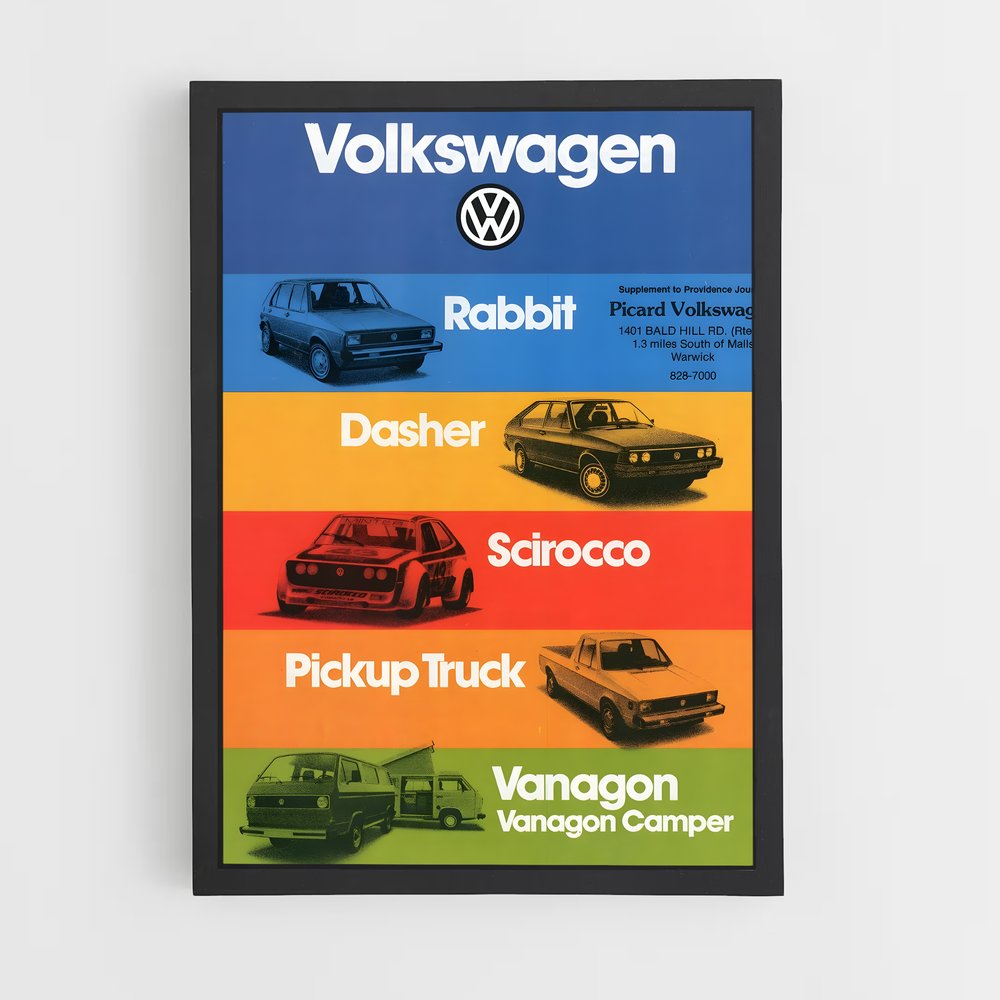 volkswagen-10 cadre Noir
