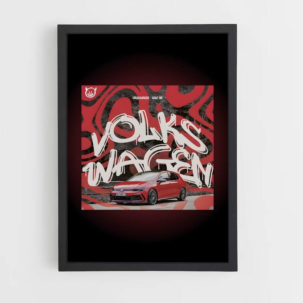volkswagen-4 cadre Noir