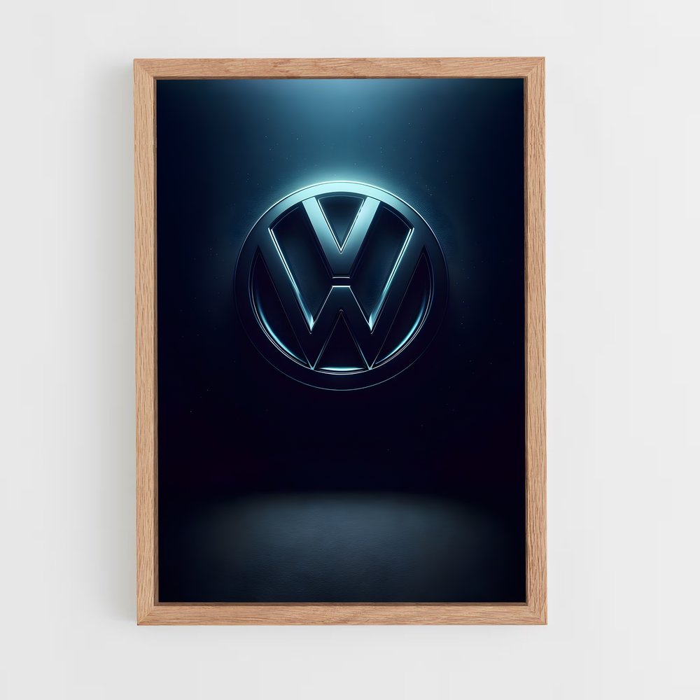 volkswagen-6 cadre Bois clair