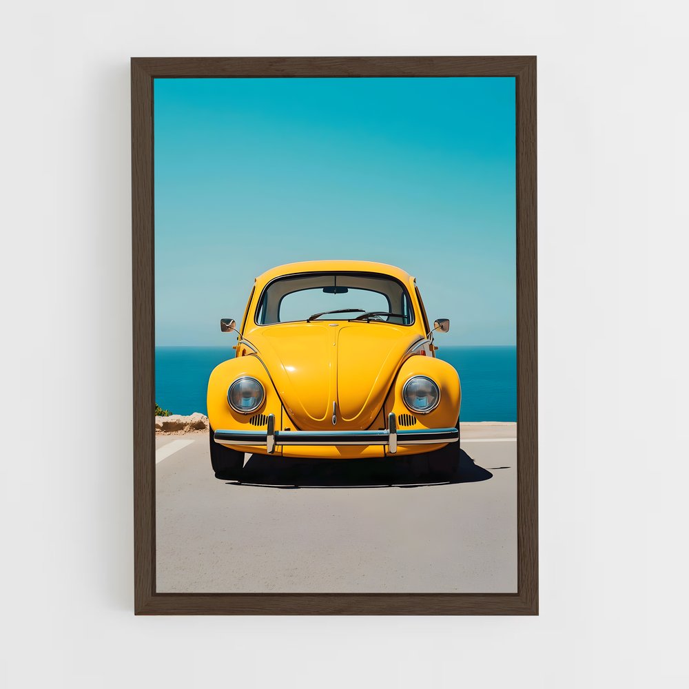 volkswagen-7 cadre Bois foncé