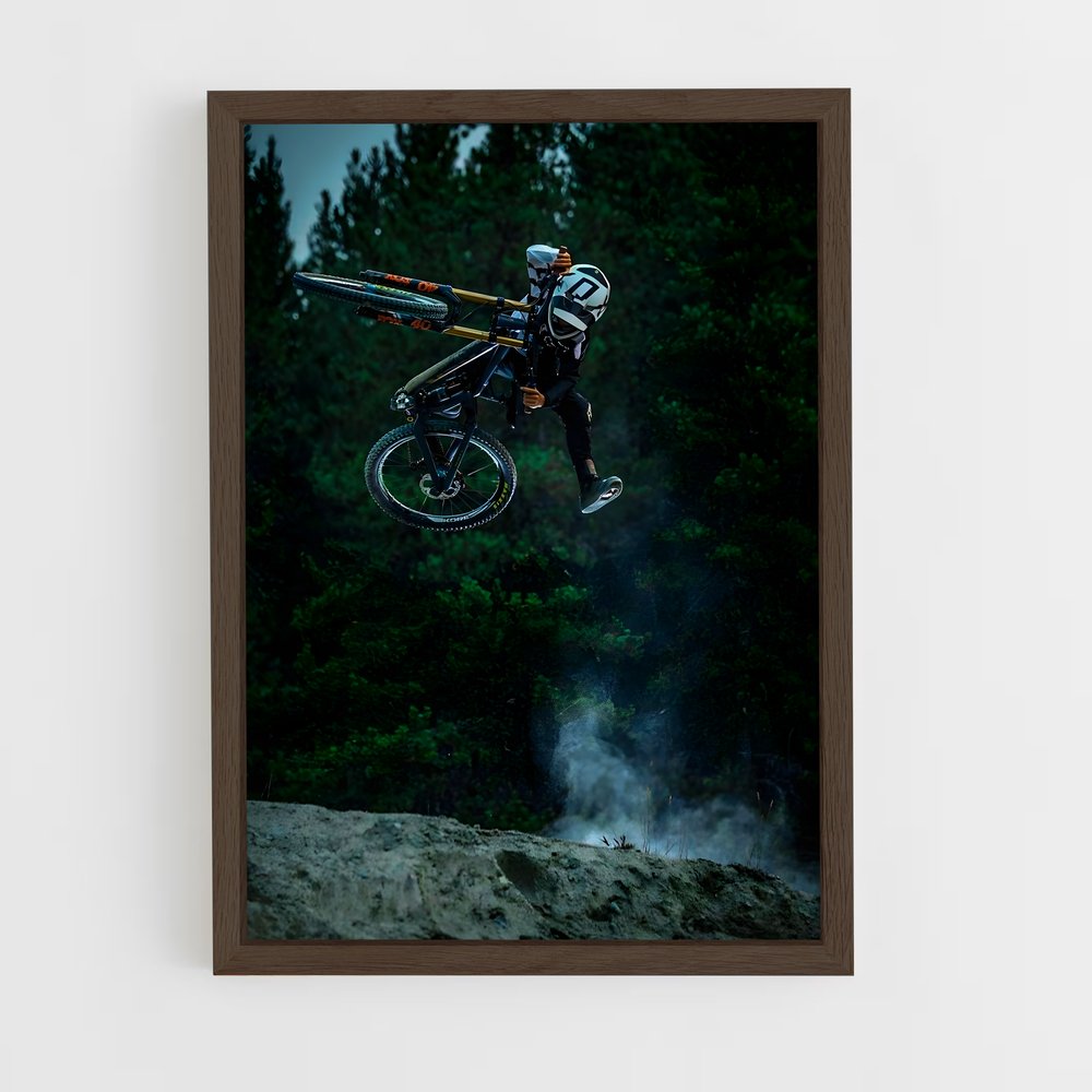 vtt-6 cadre Bois foncé