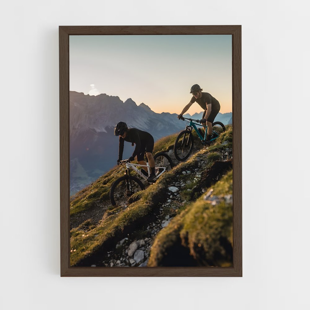 vtt-9 cadre Bois foncé