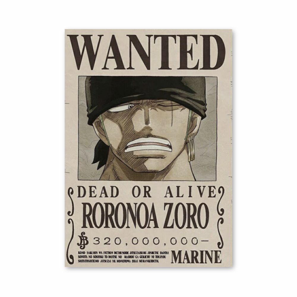 Affiche Zoro