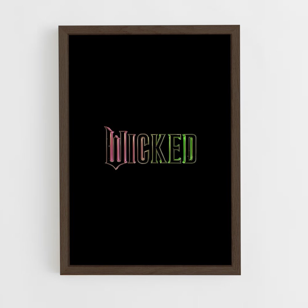 wicked-14 cadre Bois foncé