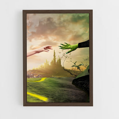 wicked-3 cadre Bois foncé