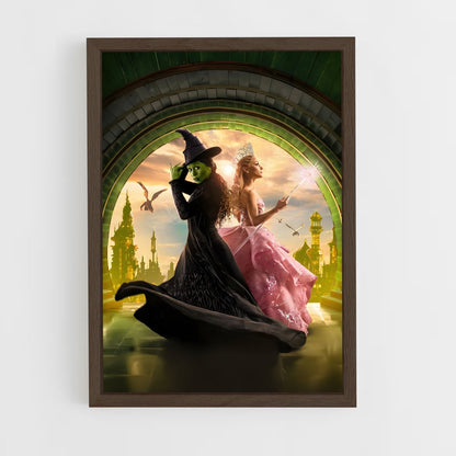wicked-4 cadre Bois foncé