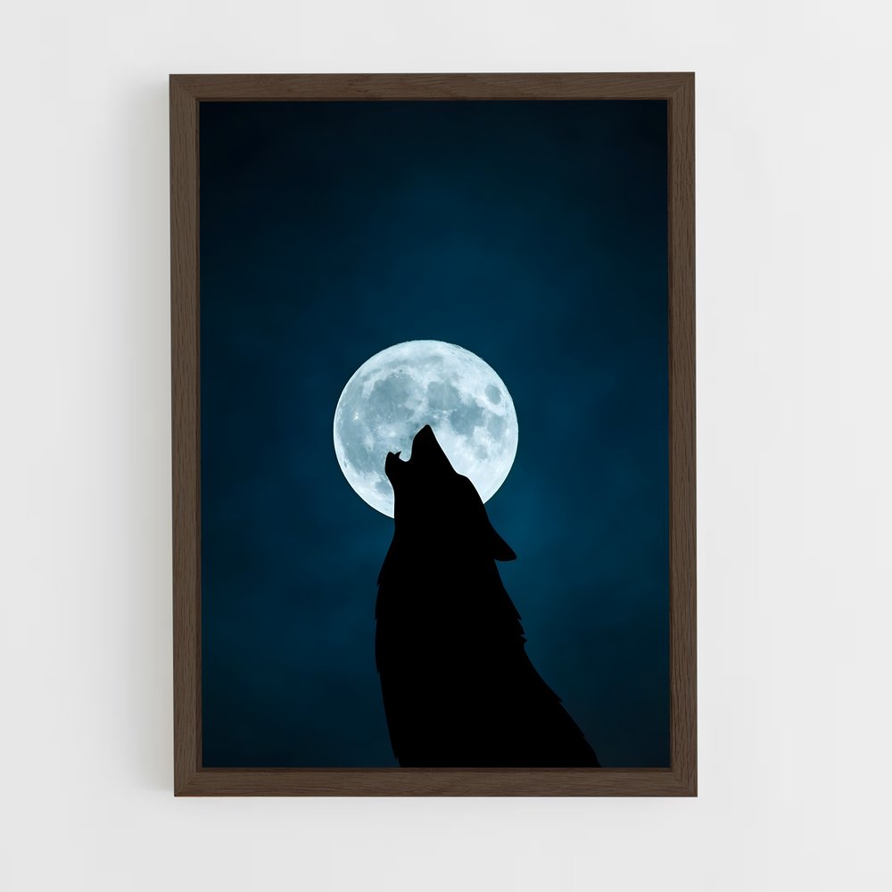 wolf-2 cadre Bois foncé