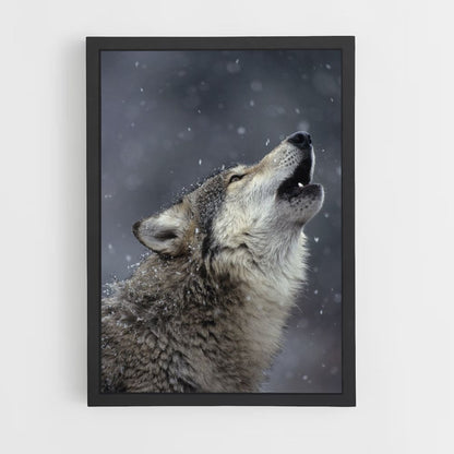 Poster Loup Chant