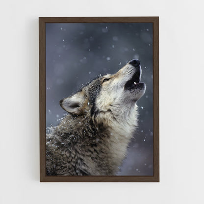 wolf-6 cadre Bois foncé