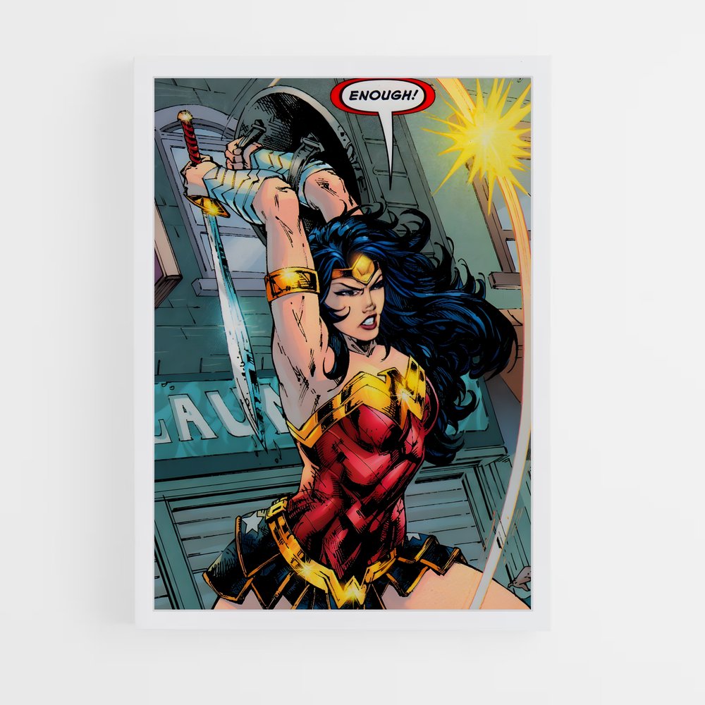 wonder-woman-1 cadre Blanc