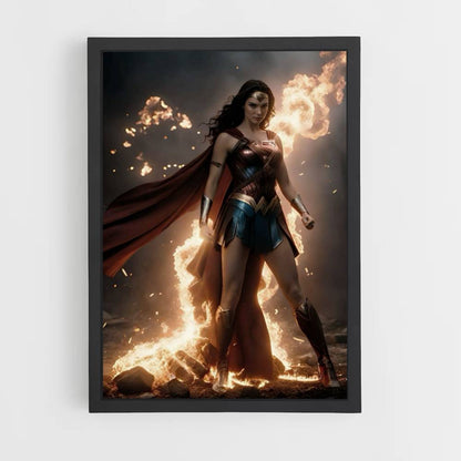 Poster Wonder Woman Explosion