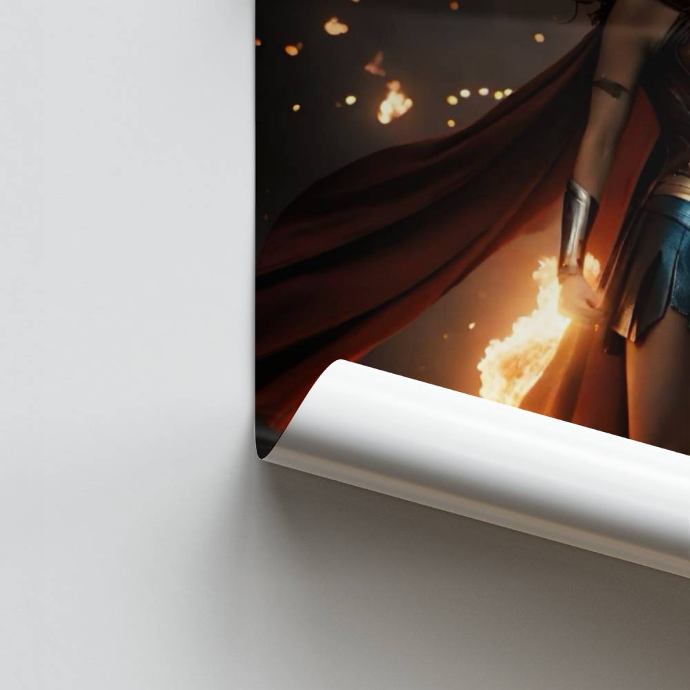 Poster Wonder Woman Explosion