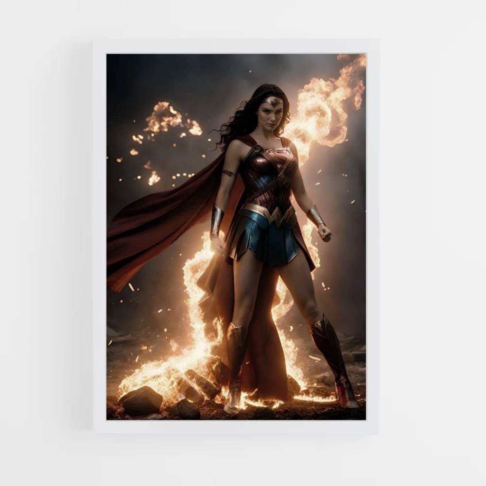 Poster Wonder Woman Explosion