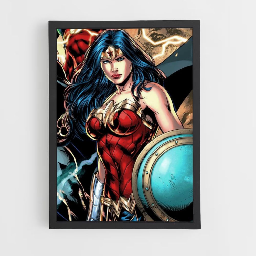 Poster Wonder Woman Dessin