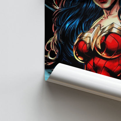 Poster Wonder Woman Dessin