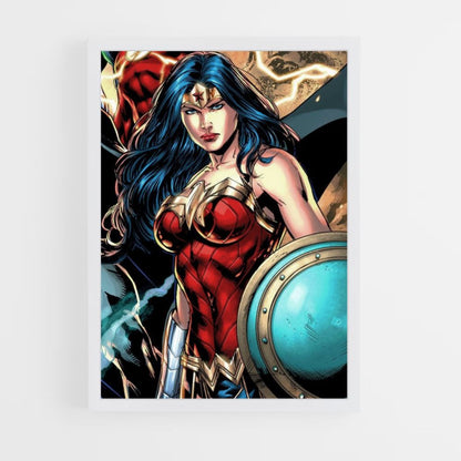 Poster Wonder Woman Dessin