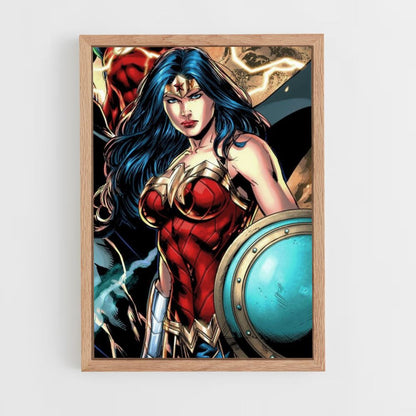 Poster Wonder Woman Dessin