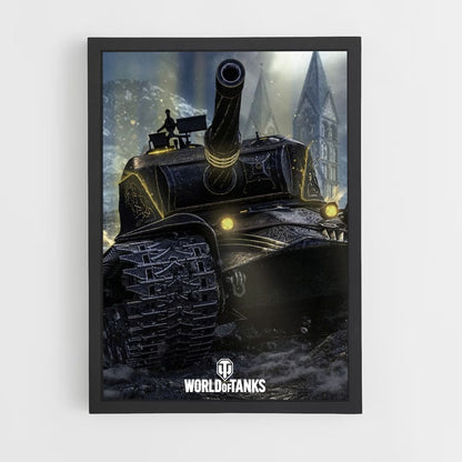 Poster World of Tanks Néon