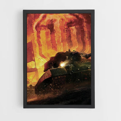 Poster World of Tanks Feu