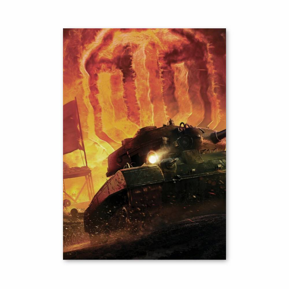 Poster World of Tanks Feu