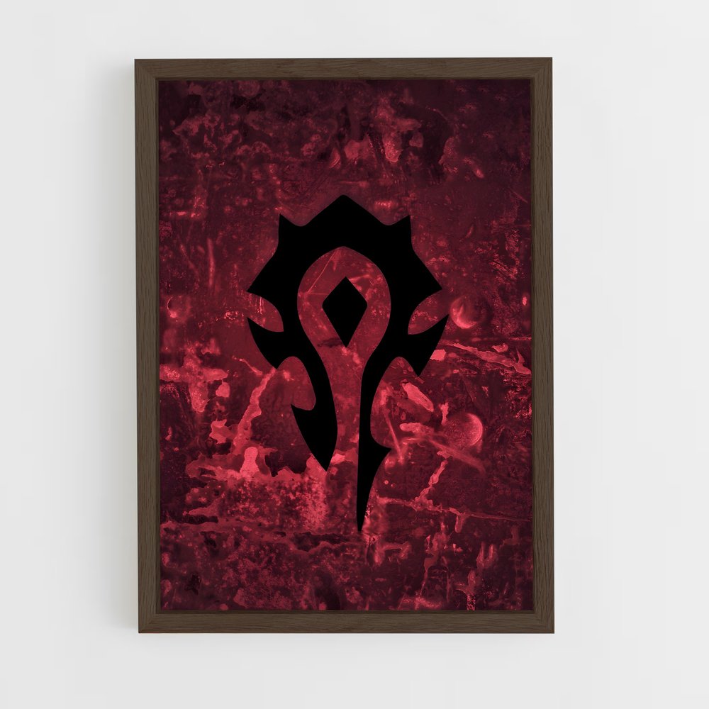 world-of-warcraft-15 cadre Bois foncé
