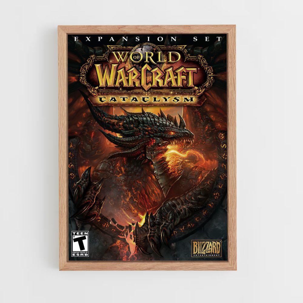 Poster World of Warcraft Cataclysm