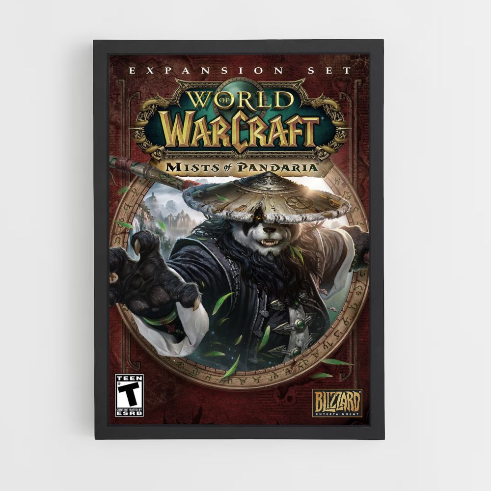 Poster World of Warcraft Mists of Pandaria