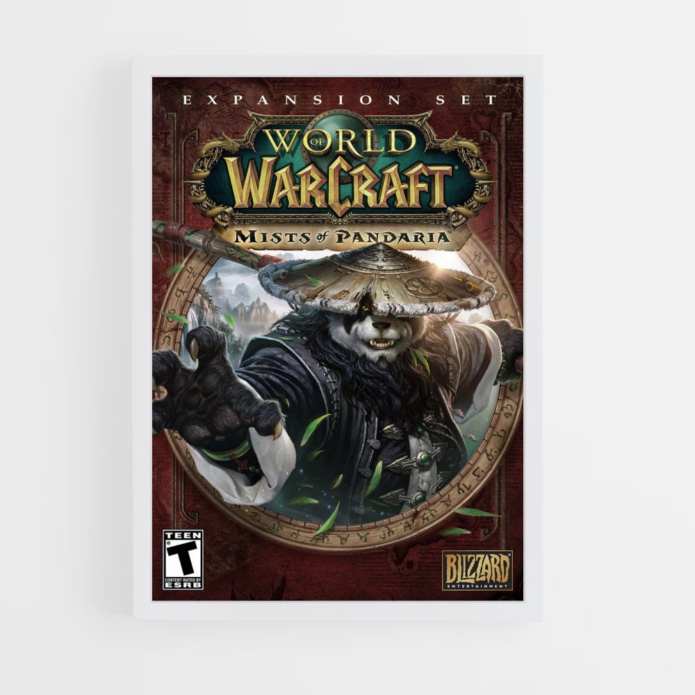 Poster World of Warcraft Mists of Pandaria