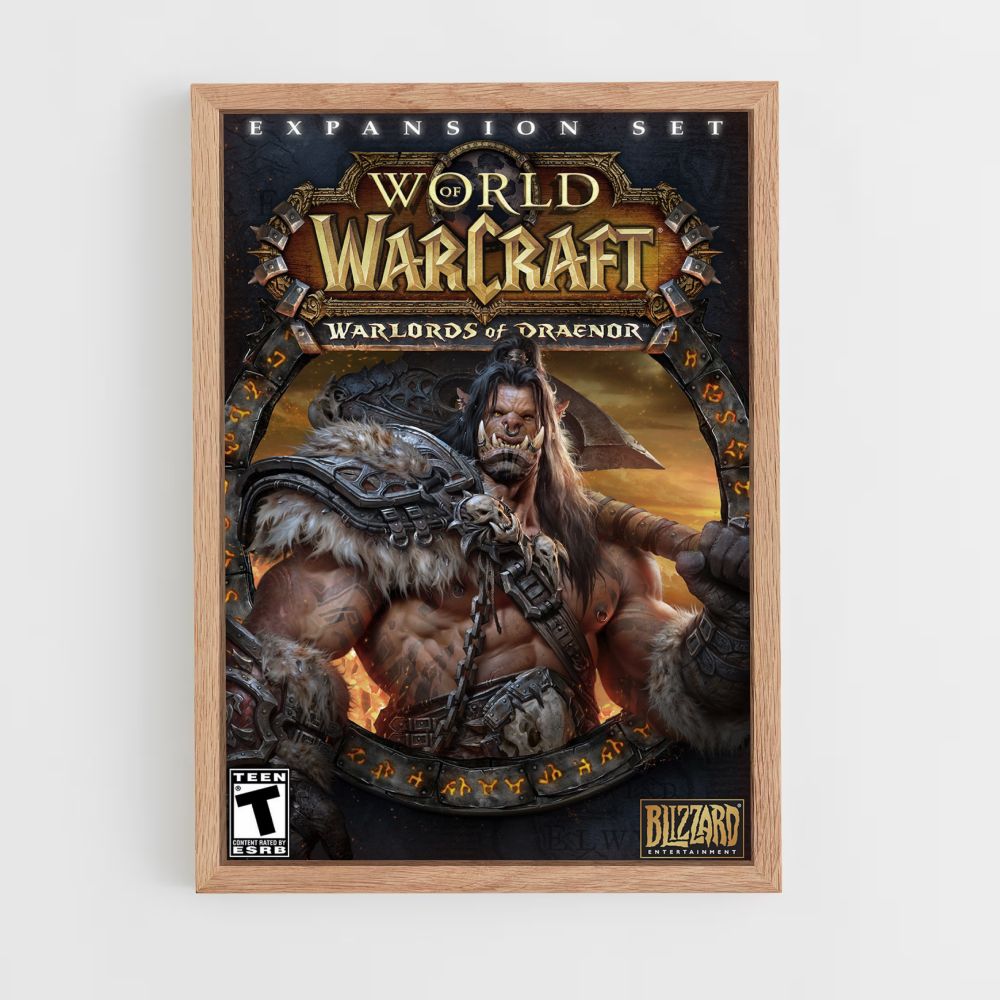 Poster World of Warcraft Warlords of Draenor