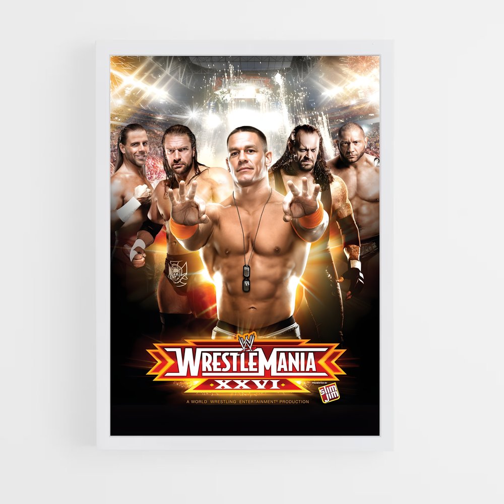 wwe-1 cadre Blanc