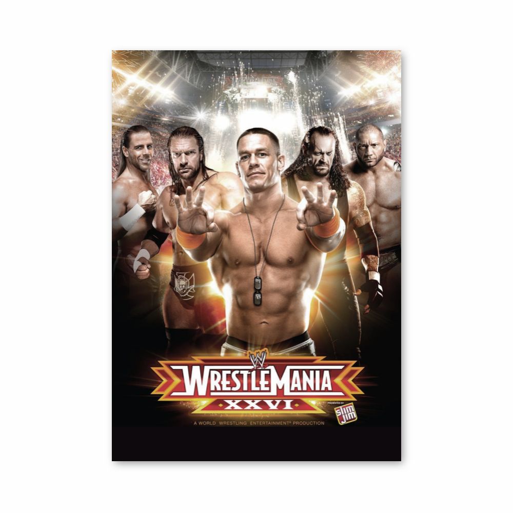 Poster Wrestle Mania XXVI