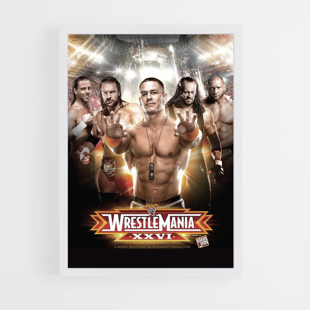 Poster Wrestle Mania XXVI