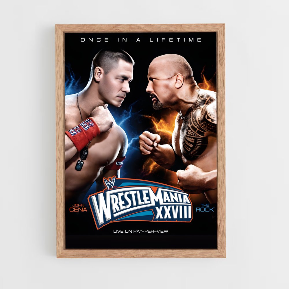 wwe-2 cadre Bois clair