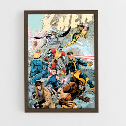 xmen-1 cadre Bois foncé