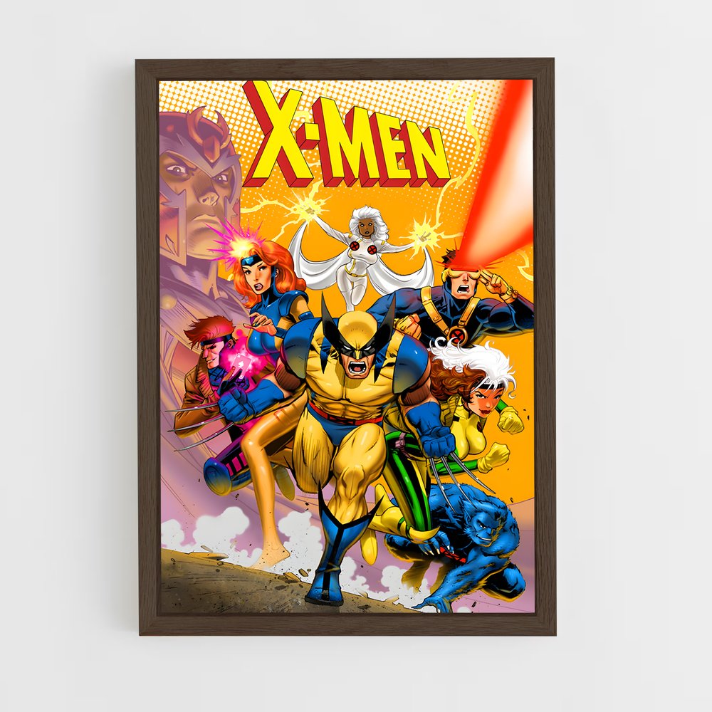 xmen-12 cadre Bois foncé