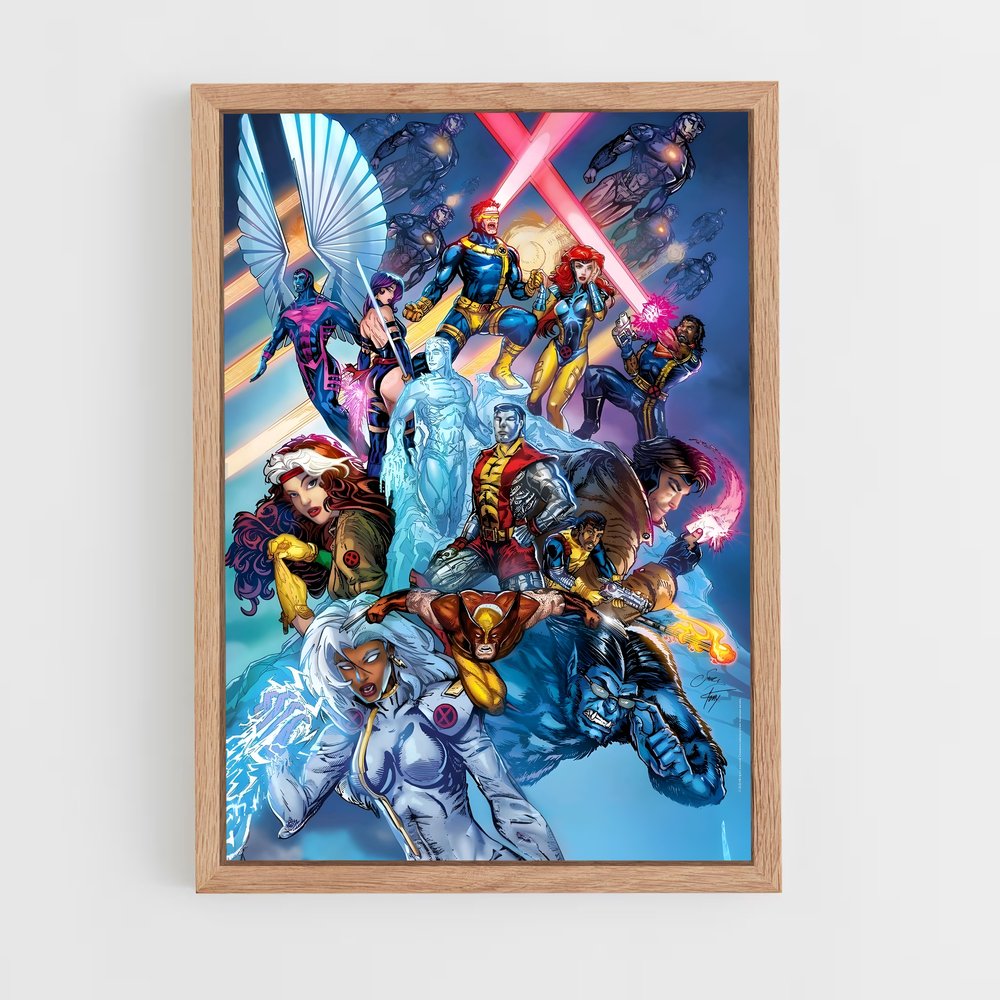 xmen-4 cadre Bois clair