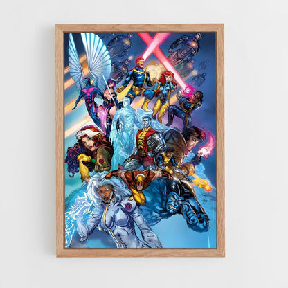 xmen-4 cadre Bois clair